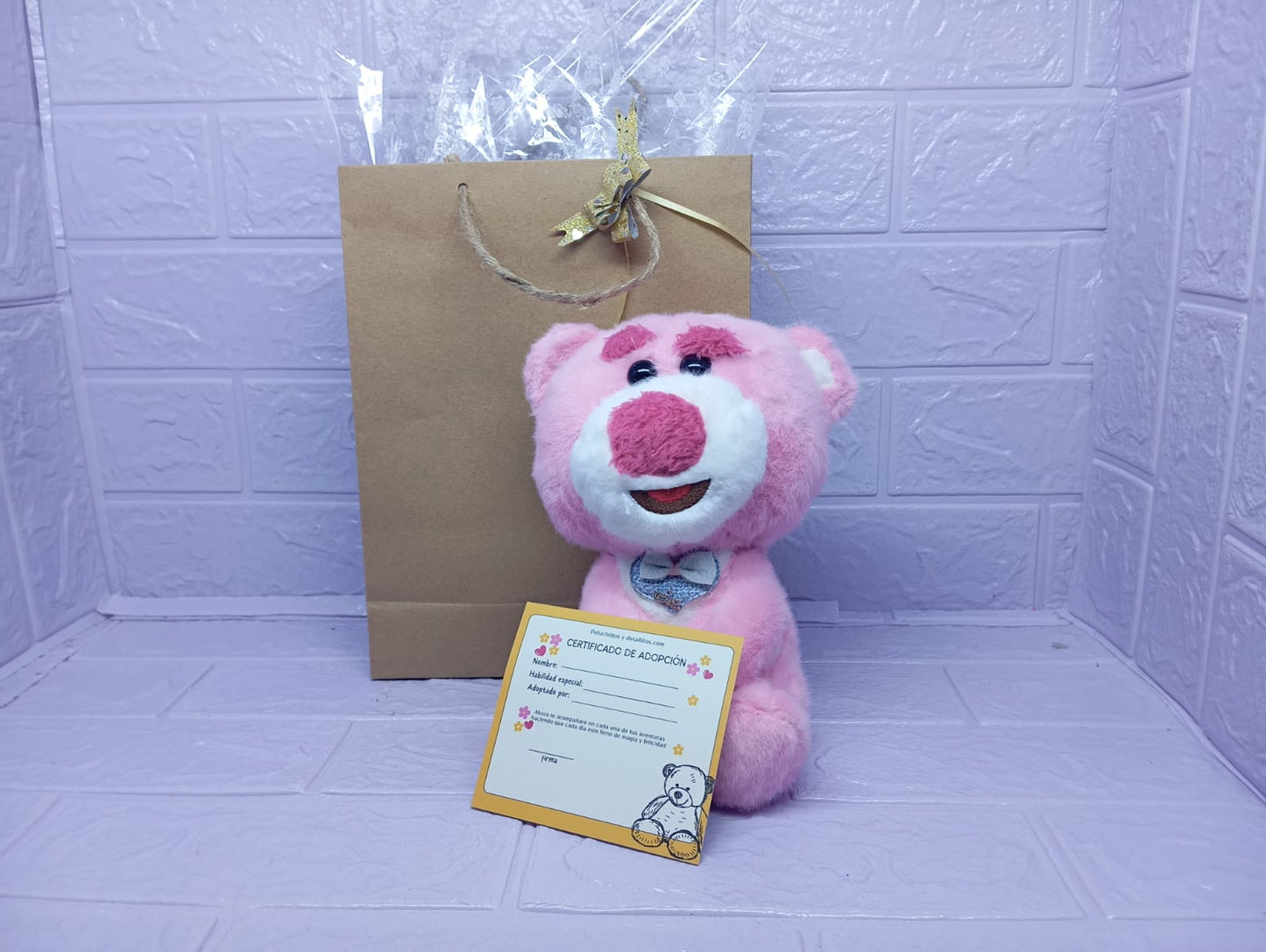 EMPAQUE CHIC PARA PELUCHE PEQUEÑO