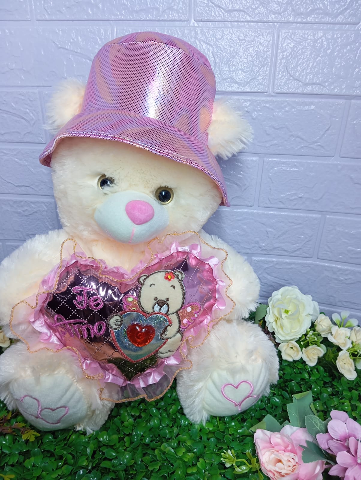 OSO CORAZON PALPITANTE LOVE PINK