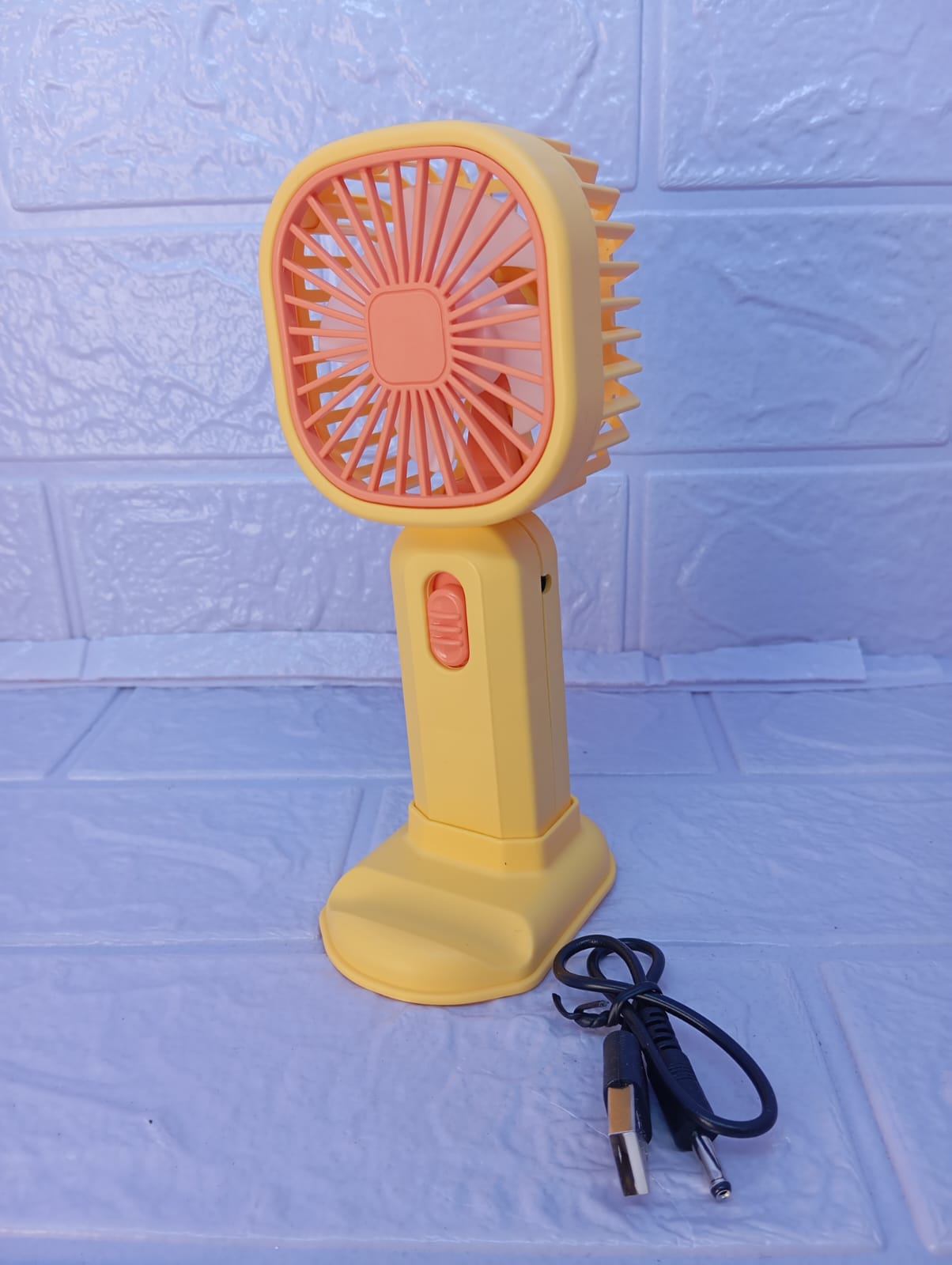 VENTILADOR PORTATIL AMARILLO