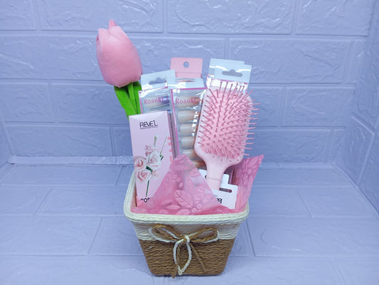 CANASTA ROSADA DE BELLEZA