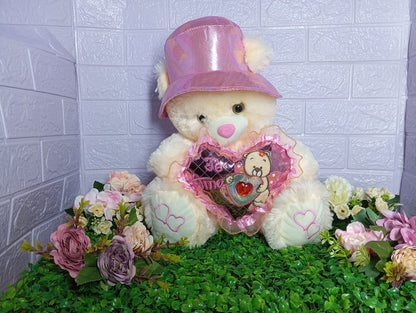 OSO CORAZON PALPITANTE LOVE PINK