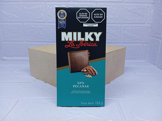 Chocolate iberica con pecana 100g