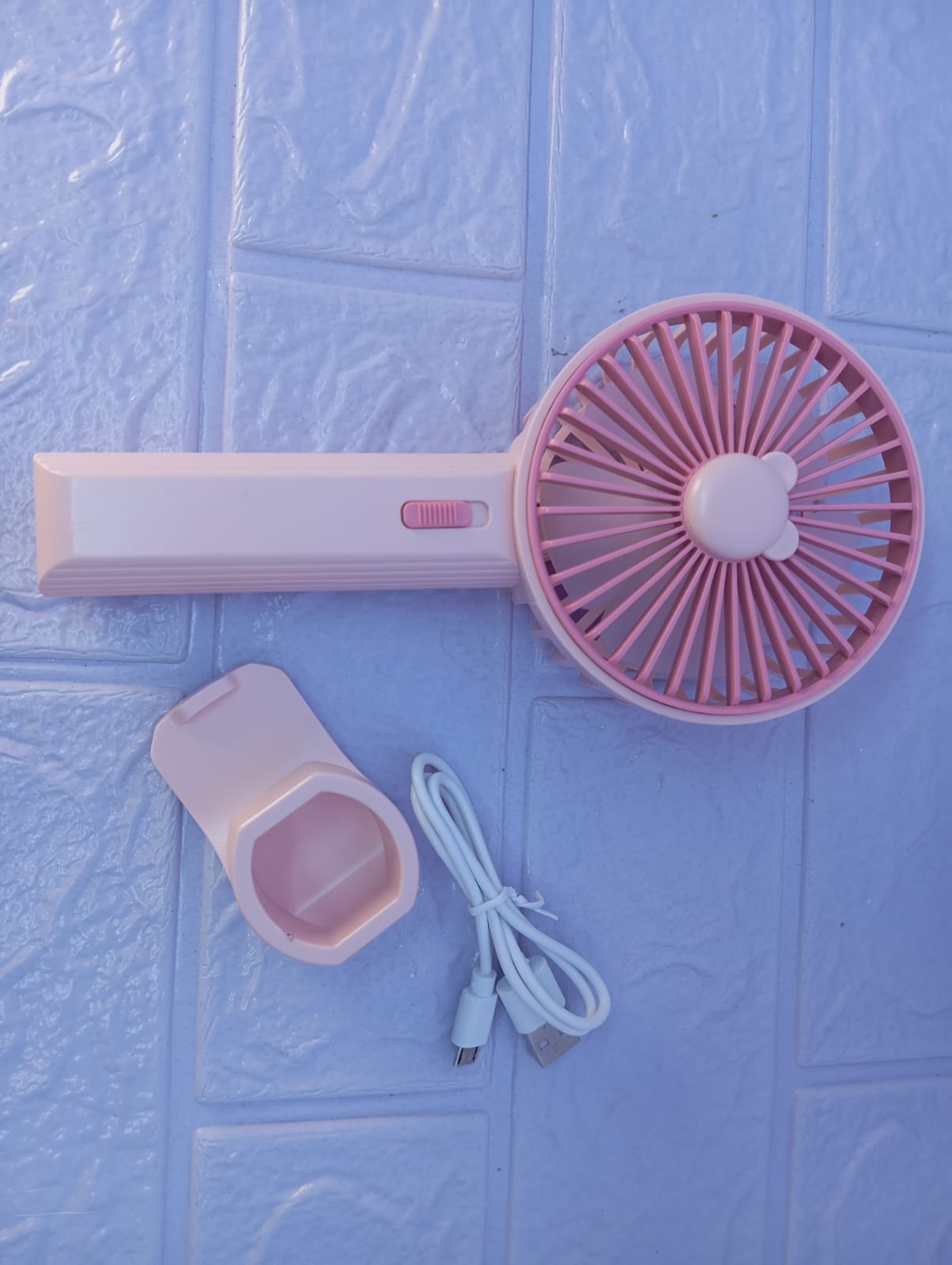 VENTILADOR PORTATIL ROSADO