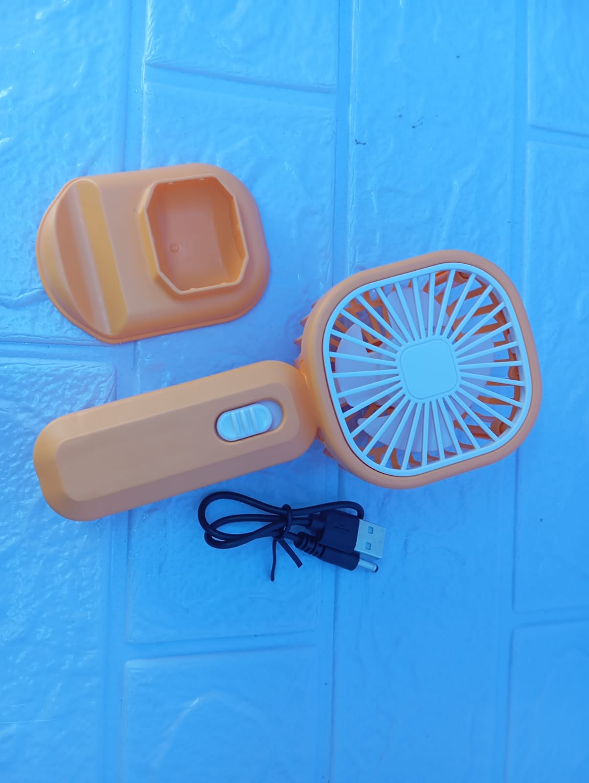 VENTILADOR PORTATIL NARANJA
