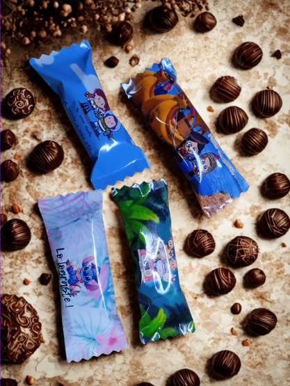 PACK DE 04 CHOCOLATES PERSONALIZADOS