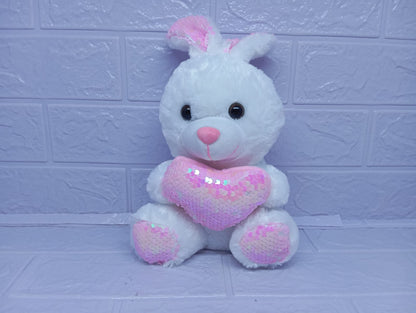 OSO CON CORAZON DE LENTEJUELAS